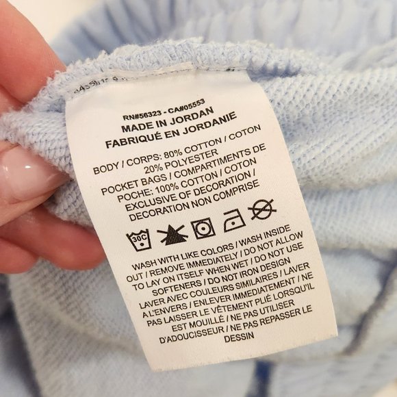 Women's Baby Blue NIKE AIR Hoodie - Picture 5 of 5